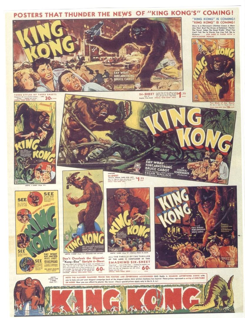 King Kong posters
