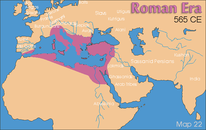 Map Of Roman Empire In Latin. So the map of Roman Empire was