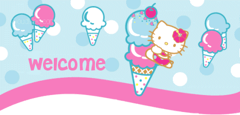 hello kitty welcome sign Pictures, Images and Photos