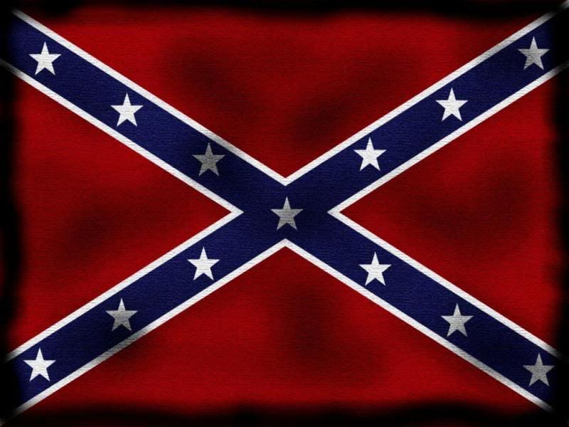 Blue Rebel Flag