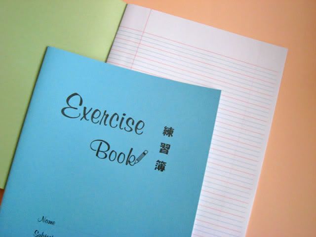 Vintage Exercise Book Papers