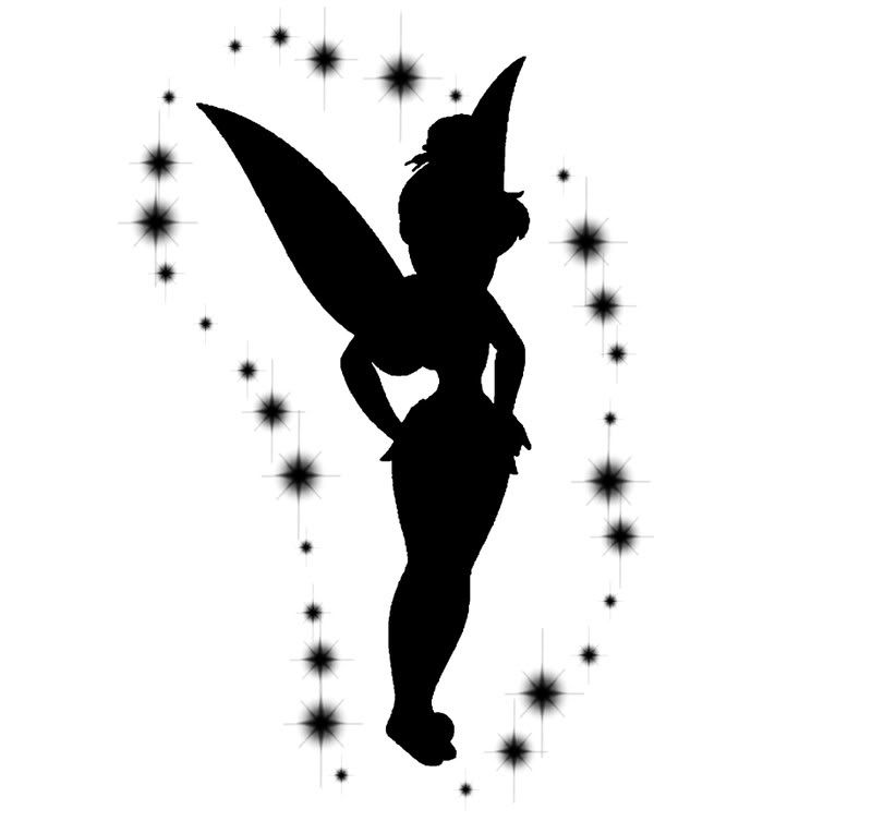 Tinkerbell Silhouette With Pixie Dust Help The Dis Disney Discussion Forums Disboards Com