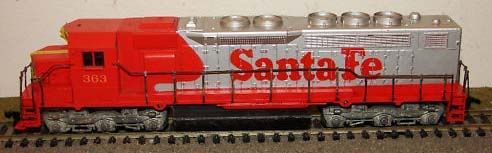 Athearn Santa Fe Passenger SDP40