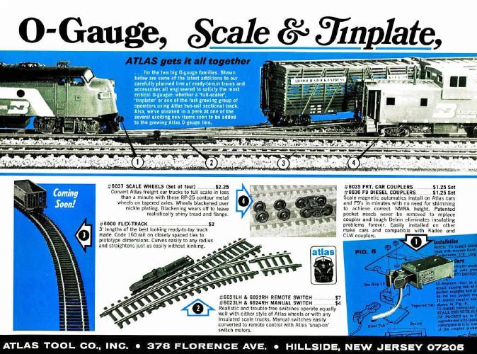 Atlas O scale Trains