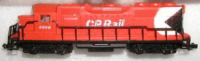Bachmann N-scale GP40 CP Rail
