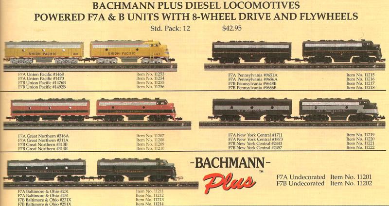 Bachmann 1994 Plus
                           F7s