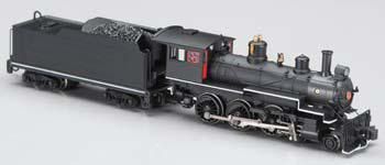 Bachmann N-scale Baldwin 4-6-0
                           Steam Locomotive