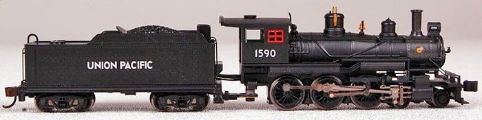 Bachmann N-scale Baldwin 4-6-0
                           Steam Locomotive
