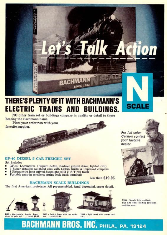 Bachmann 1969 advertisement