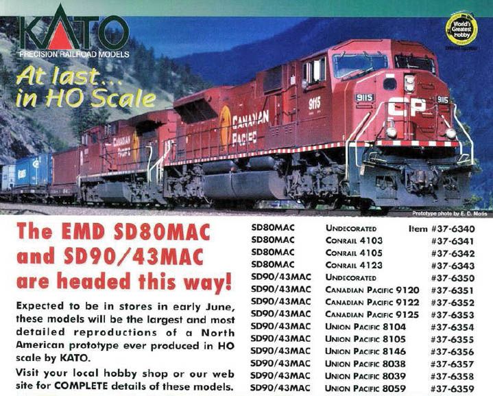 Kato HO-Scale
                           Trains Resource