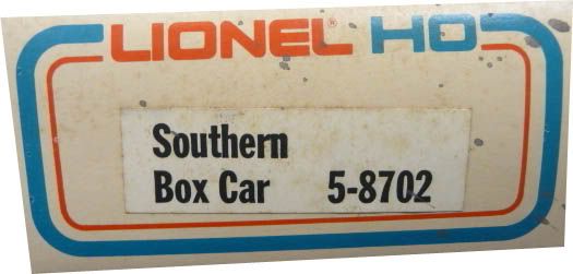 Lionel
                           HO Box Car