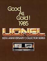 Lionel 1985
                                    Collectors O27 Catalog