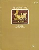 Lionel 1981 catalog