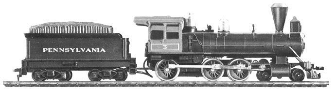 Mantua 1890 Rodgers
                           4-6-0 Steam Engine