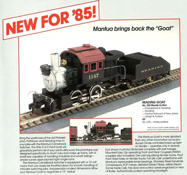 Mantua Yard Goat 0-4-0