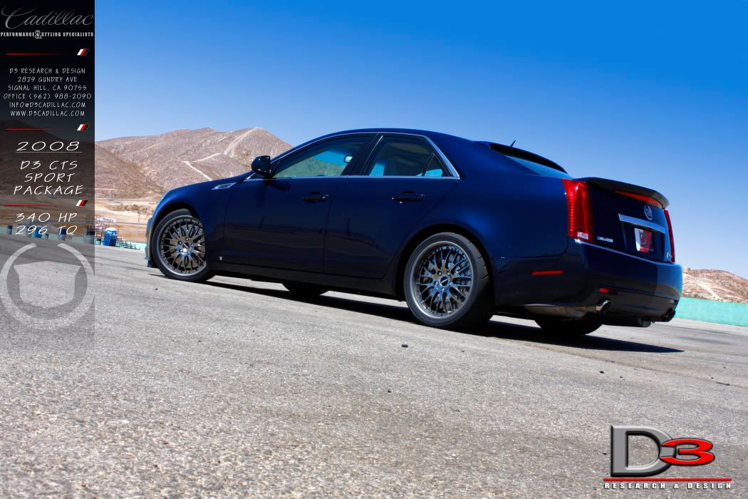 200809 Cadillac CTS Rear Trunk Spoiler (Options)