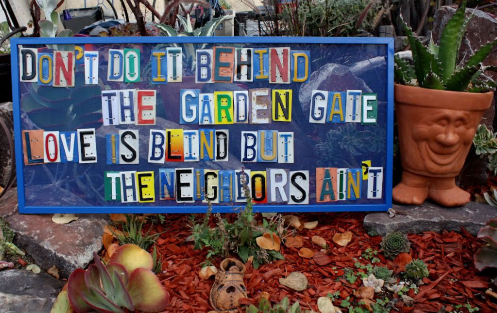 garden sign
