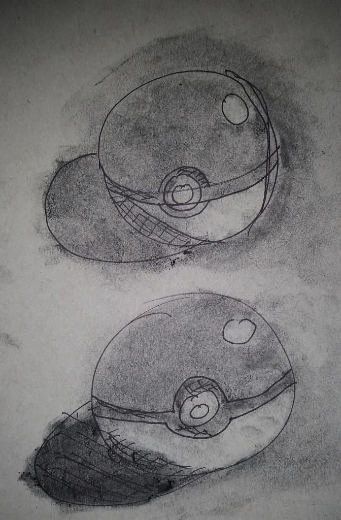 365 Sketch 2015: Day 4: Pokeball Study