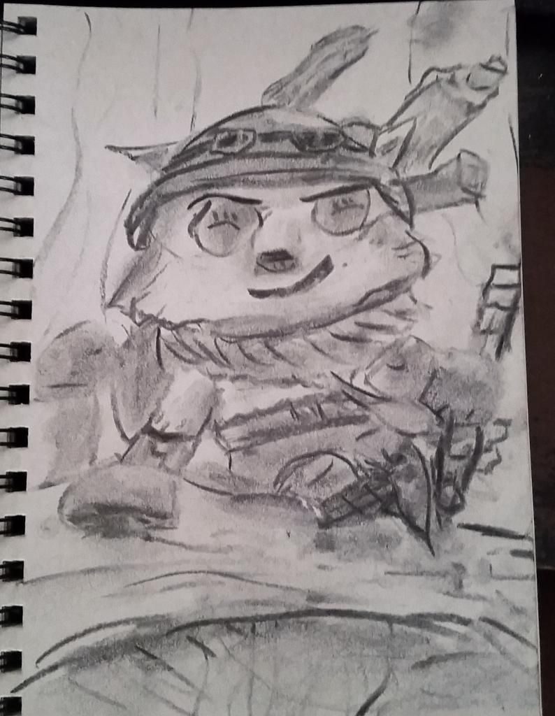 365 Sketch 2015: Day 14: Teemo