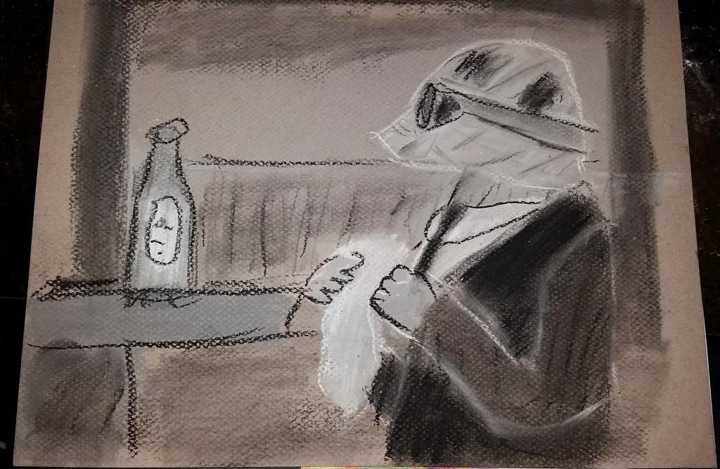 365 Sketch 2015: Day 17: The Invisible Man