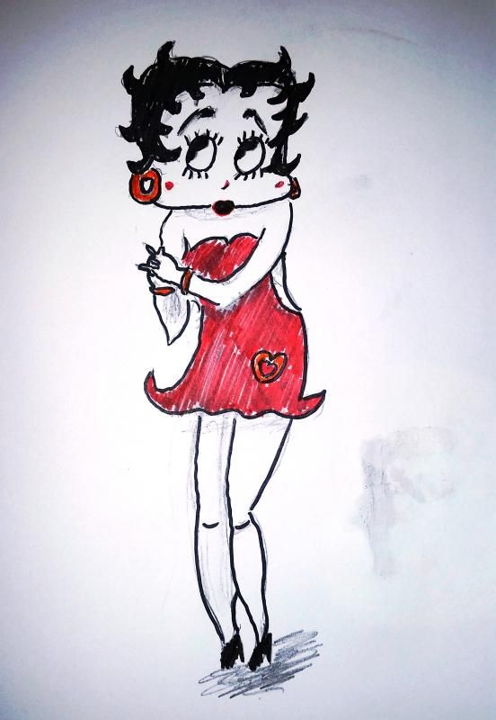 365 Sketch 2015: Day 21: Betty Boop