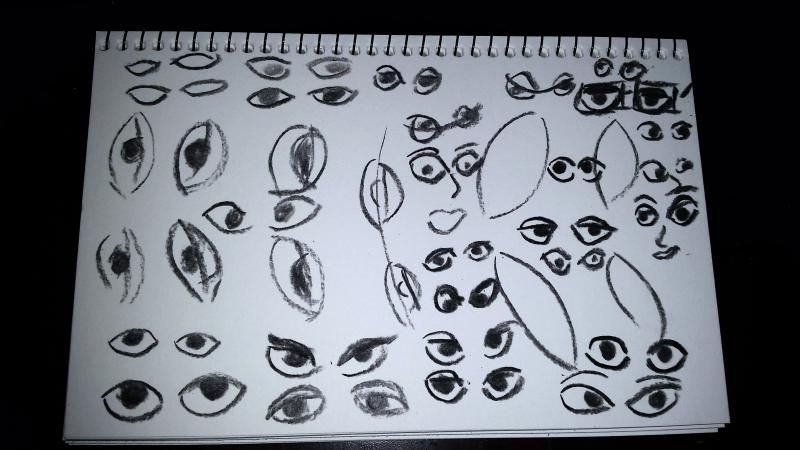 365 Sketch 2015: Day 25: Eye Study