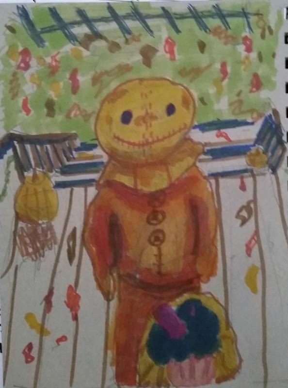 365 Sketch 2015: Day 29: Sam from Trick'r Treat