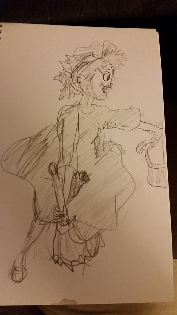 365 Sketch 2015: Day 66: KiKi