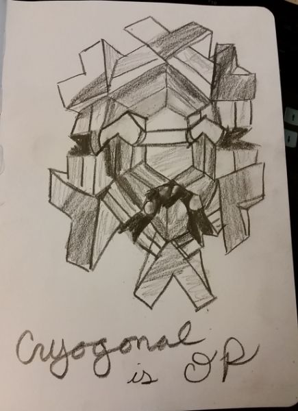 365 Sketch 2015: Day 104: Cryogonal