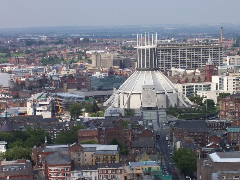 View of Catholic Cathedral from Liverpool Cathedral Pictures, Images and Photos