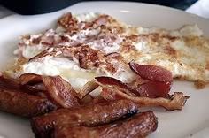 Stomach: yes. Lungs: no! bacon