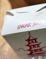 What? It's not the epitome of health?!? takeout