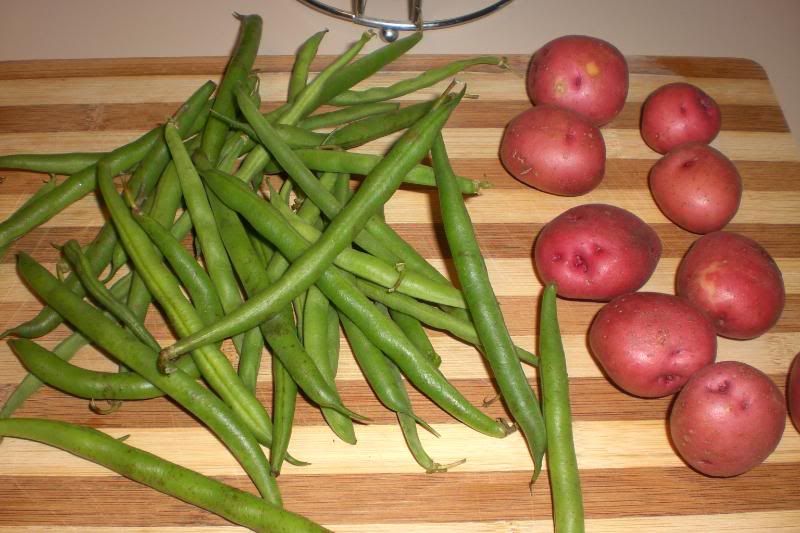 Green Beans and Baby Reds