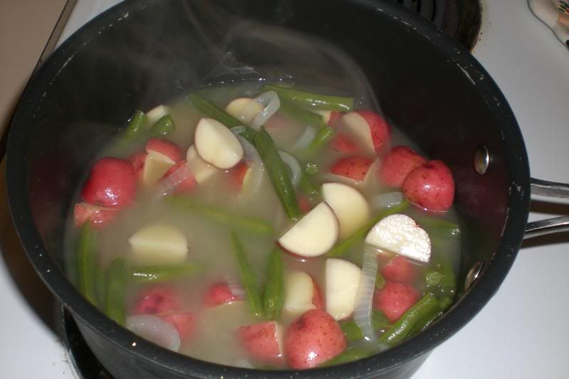 Green Beans and Baby Reds