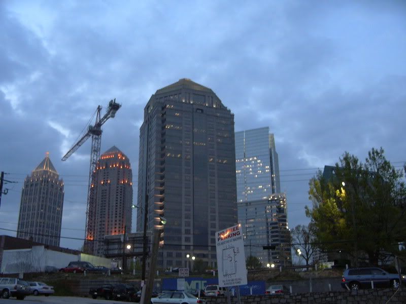 Dusk, Atlanta, Georgia Skyscraper