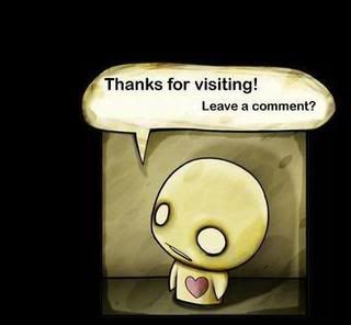 Thanks for visiting comment