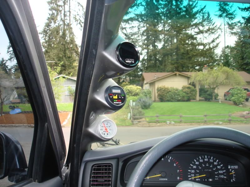 3 gauge pillar pod for a 97 Toyota Forum