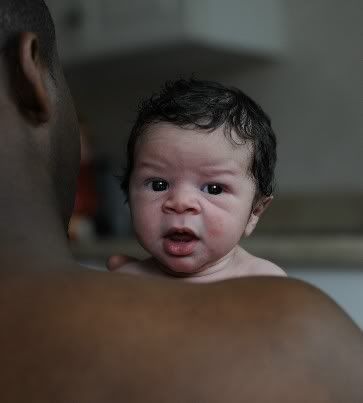 Black Mixed Newborn Baby Boy