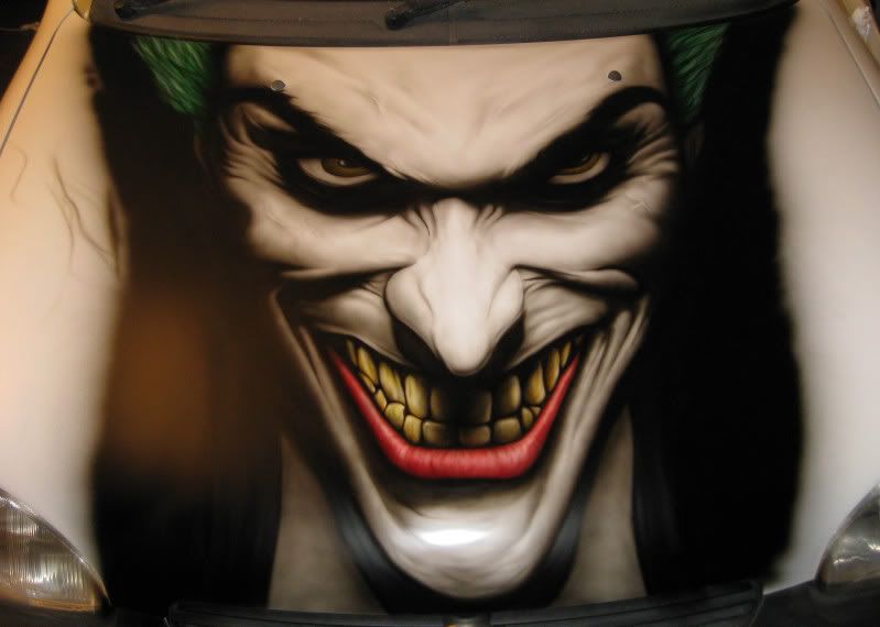 Joker Airbrush Design Ideas