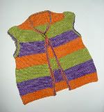 Boxing Day Clearance - girls knitted Cyclades vest.