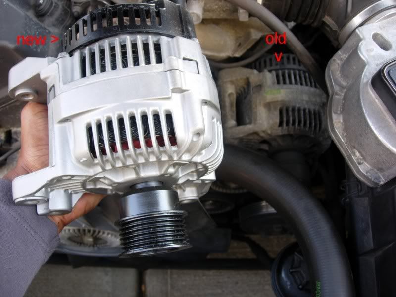 Bmw e36 alternator pulley removal #4