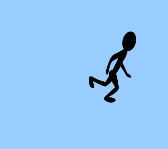 man walking animated