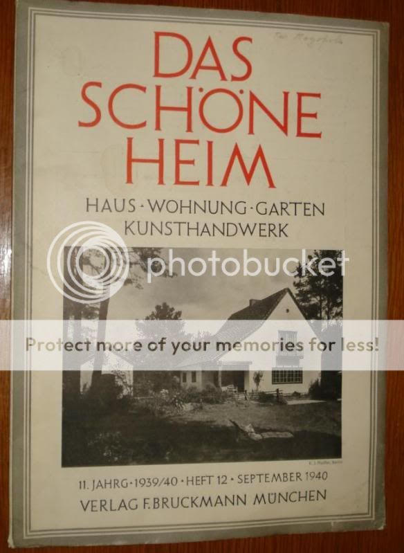 Lot of 4 Germany Architecture magazines 1940   DAS SCHONE HEIM  