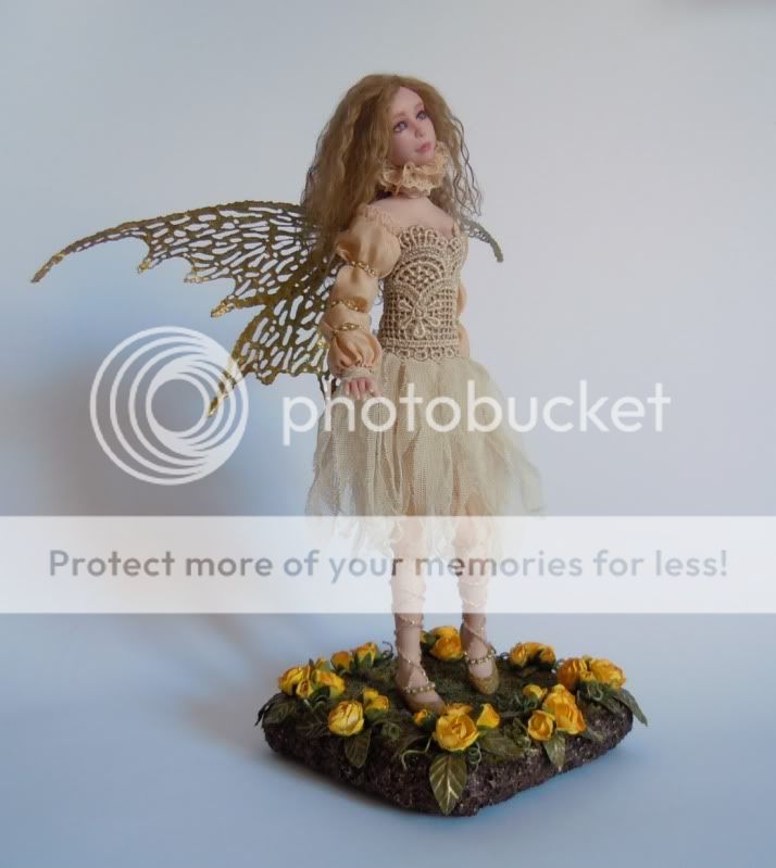 OOAK Fairy Fae Sculpture Grace Art Doll Fantasy by Cerchio Fatato 