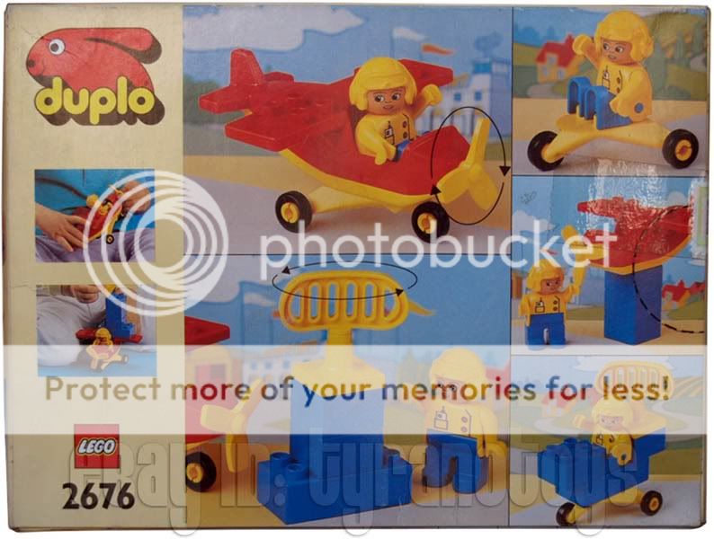 LEGO 2676 DUPLO Private Plane MISB Switzerland 1993 Vintage Set SEALED 