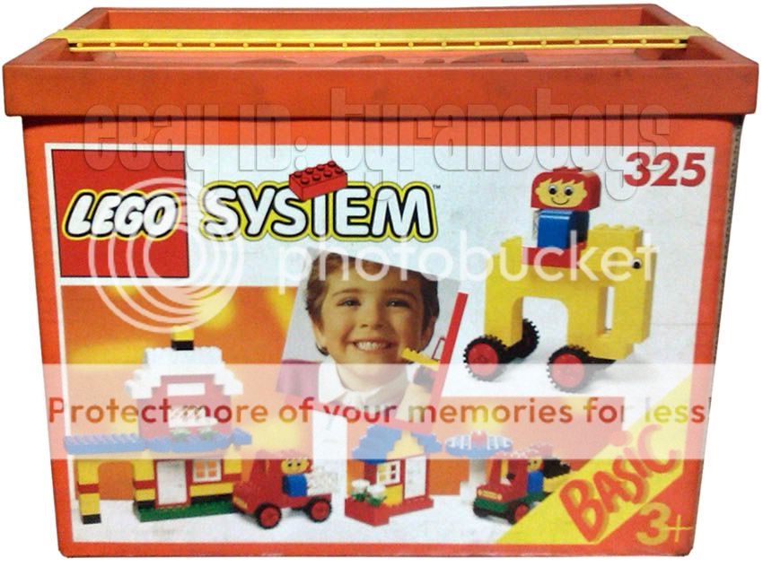 LEGO 325 SYSTEM BASIC Tote Pack MISB New Denmark 1993 Vintage Set 